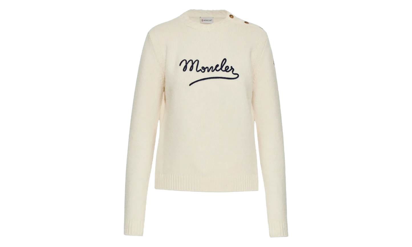 Crew Neck Long Sleeve Top WMNS "Silk White" MON58