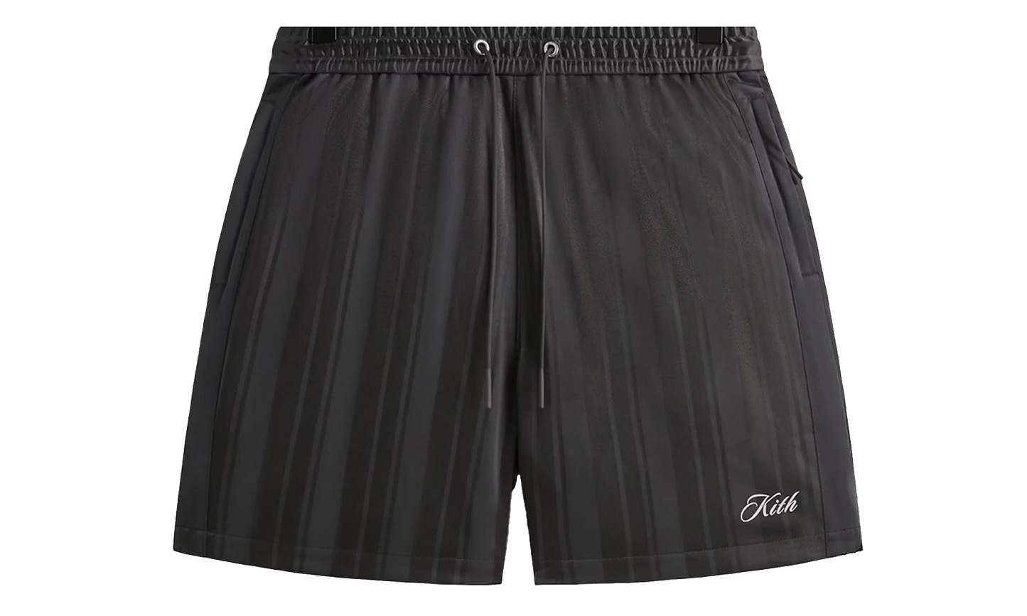 Pinstripe Tricot Active Shorts "Carbon" KHM060697 016