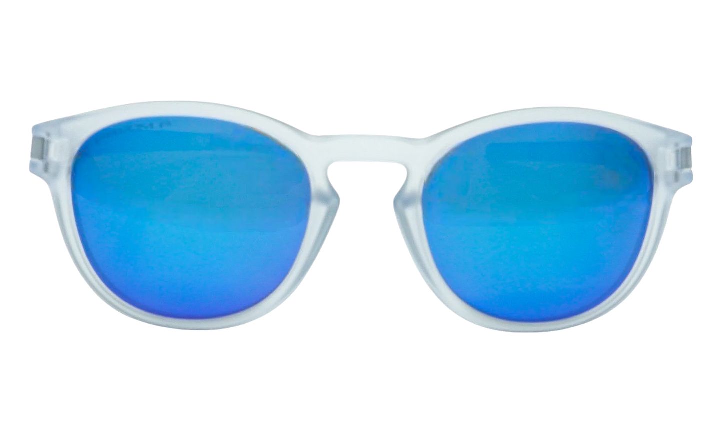 Latch (A) Polarized Sunglasses "Matte Clear / PRIZM Sapphire" OO9349 48