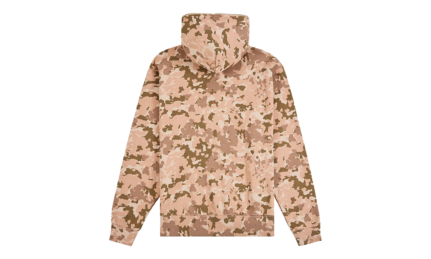 Camo Zip-Up Hoodie "Doeskin" 861 2300 DOE