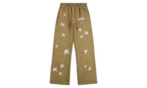 Patchwork Washed Sweatpant "Green" KS003