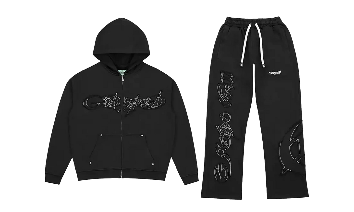 Raw Import Sweatsuit "Black Ny Boom" GS110