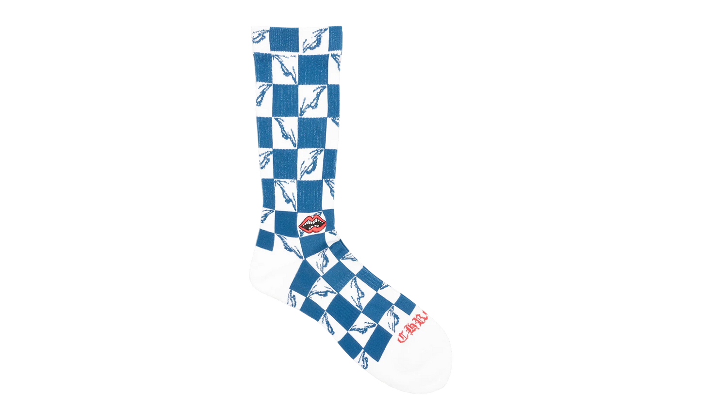 Matty Boy 99 Eyes Socks "Blue / White" CHRM0718