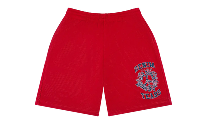Denim University Mesh Shorts "Red" DT346