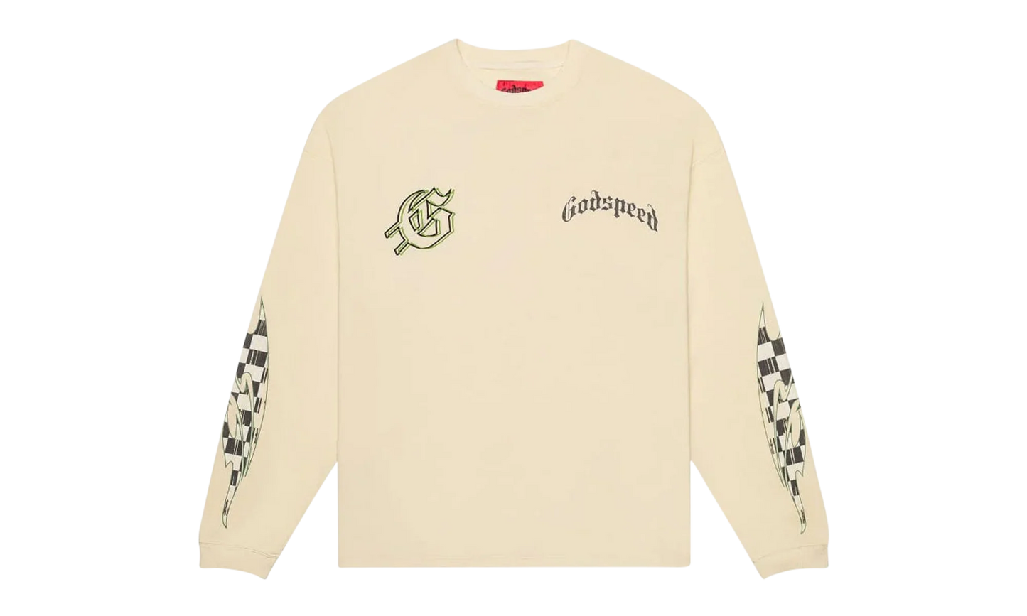 Crash Out L/S T-shirt "Bone" RUXIO7C8