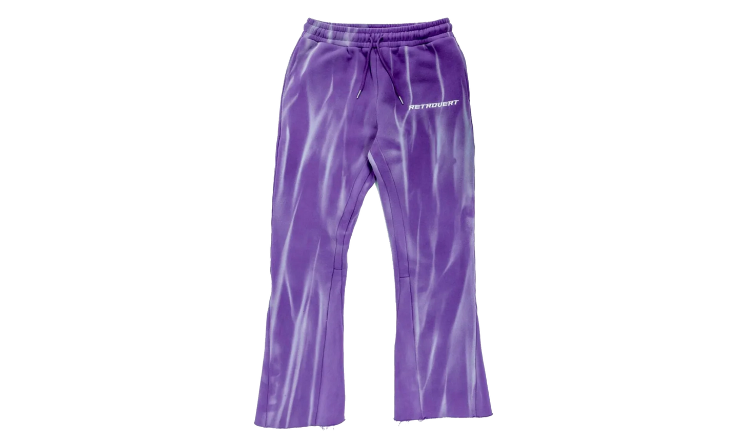 Flare Sweatpants "Purple" RET013