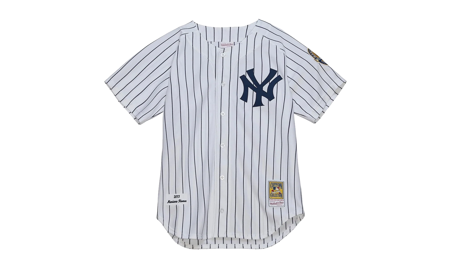 MLB Mariano Rivera Home Jersey "2013 New York Yankees – White / Navy" AJY15348 NYY13MRIWHNY