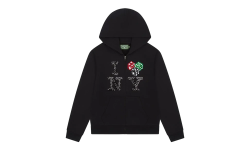 “I Love NY” Zip-Up Hoodie "Black" DT275