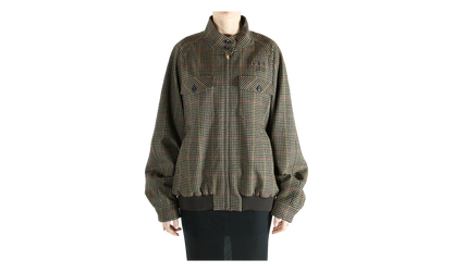 Houndstooth Check Blouson Jacket WMNS "Brown" ML1261 S OOO 181J F0040