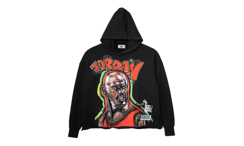 King Phade X Jordan Hoodie "Black / Multicolor" BAR10