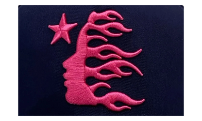 OG Logo Snapback Hat "Navy / Pink" HSR224
