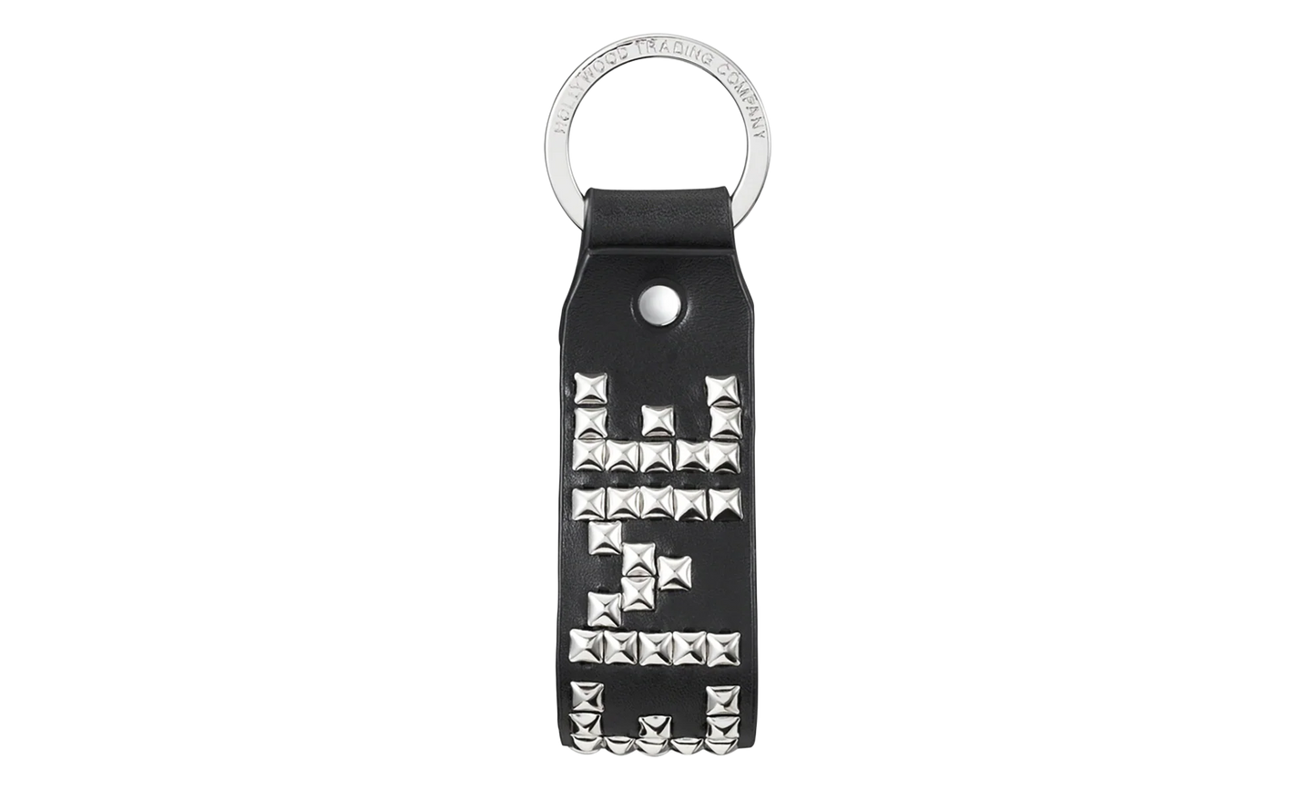 Hollywood Trading Company Studded Keychain "SS23 - Black" SU27159