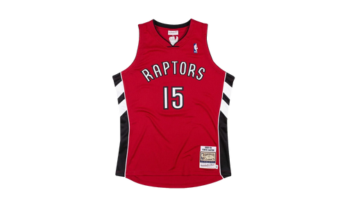 NBA Vince Carter Authentic Jersey "2003 Toronto Raptors - Scarlet" AJY4CP19179 TRASCAR03VCA