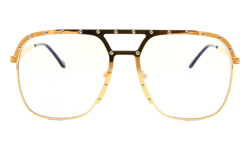 Axel 24KT Two-Tone "Yellow Gold / Clear" MPAX2 0002 28C4