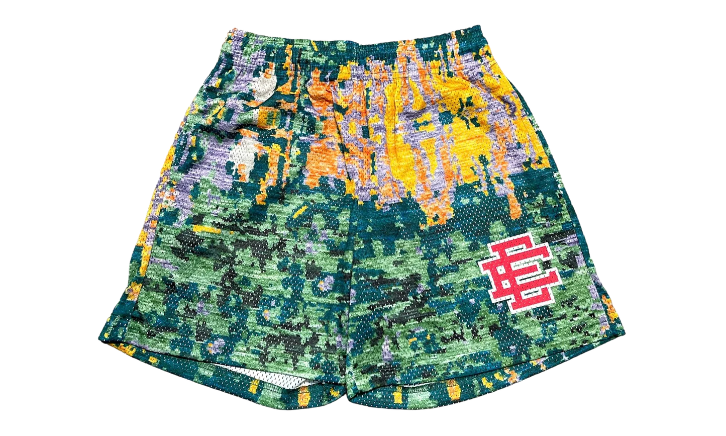 EE Basic Shorts "Rug 7 - Green / Burgandy" EE141