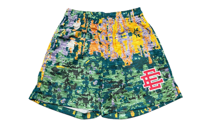 EE Basic Shorts "Rug 7 - Green / Burgandy" EE141