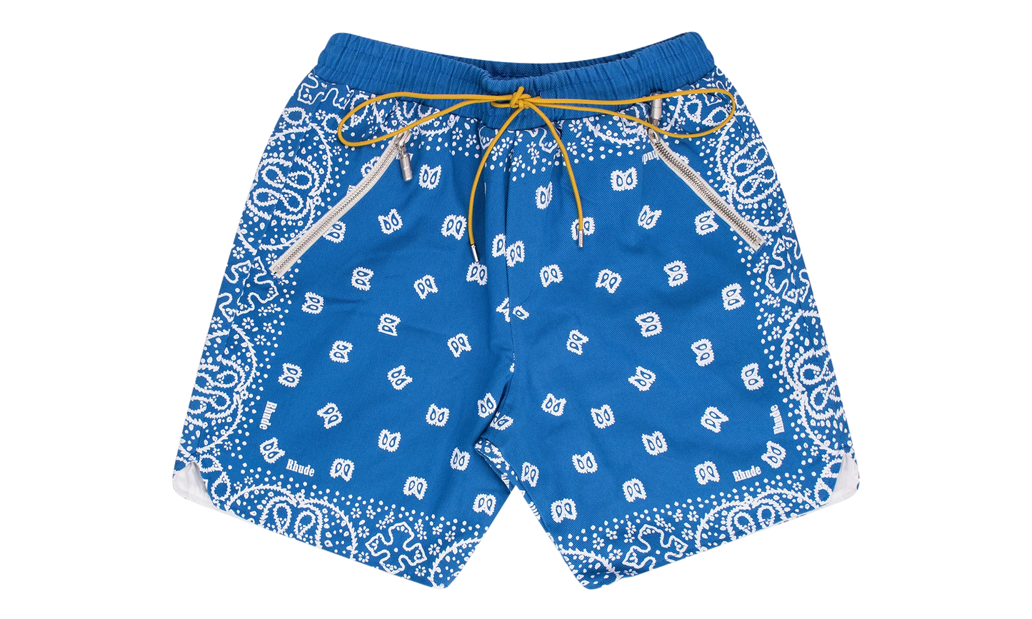 Rhude Bandana Shorts "Blue" RHSS23SH46009481 MARINEBLUE