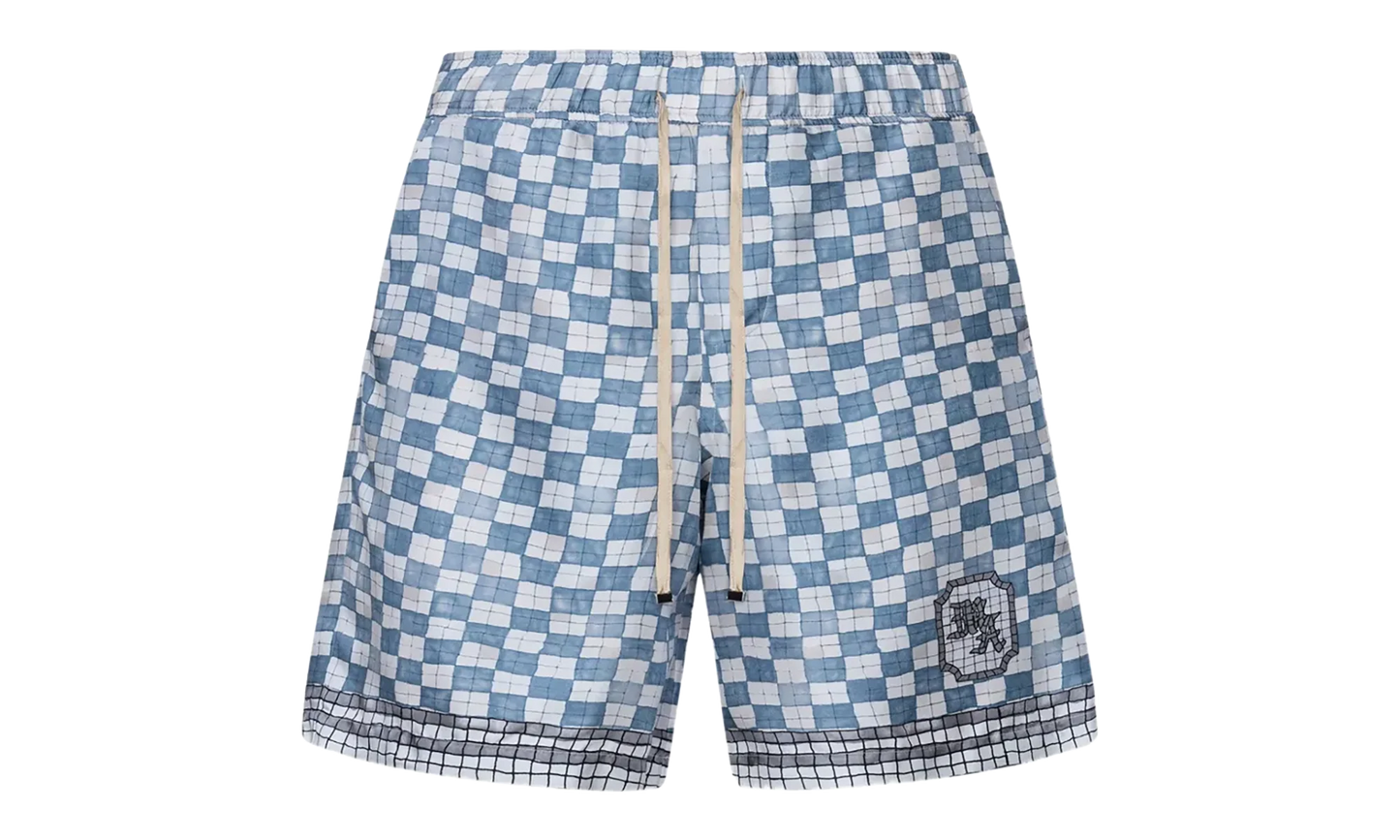 MA Checkered Shorts "Steel" AMBMSO1037 396