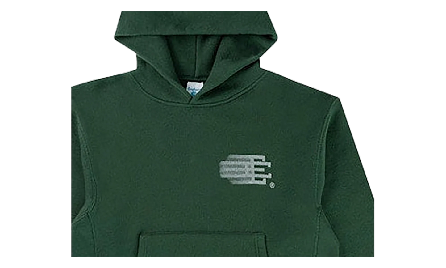 EE BASIC CORE HOODIE "Dark Green/Reflective Grey" EE747