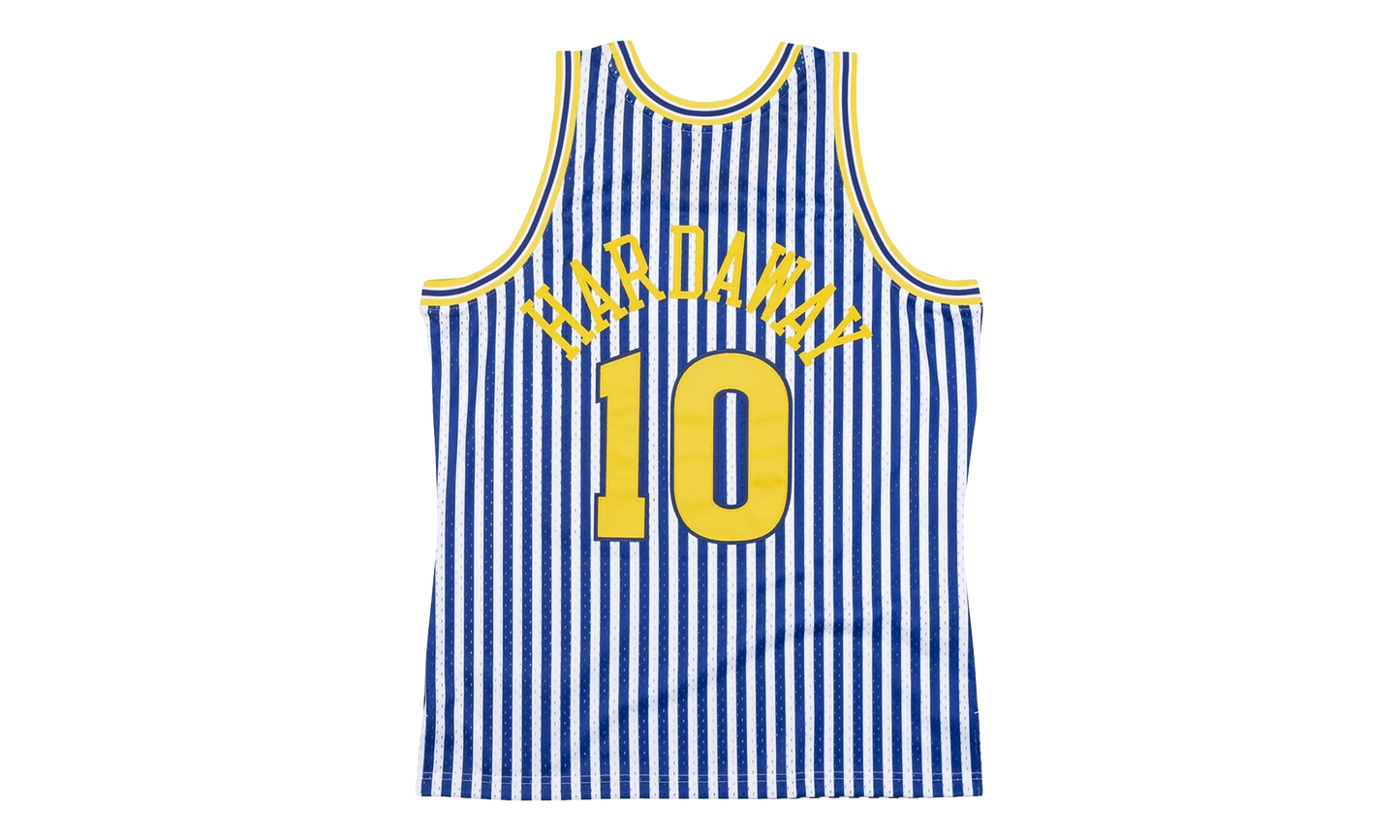 NBA Tim Hardaway Striped Swingman Jersey "1990 Golden State Warriors" SMJYBW19047 GSWPTNY90THA