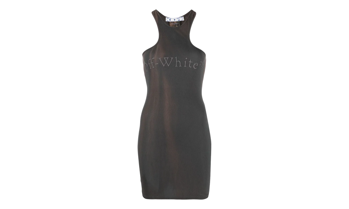 Laundry Rib Rowing Mini Dress WMNS "Brown Purple" OWDB461S23JER0016060