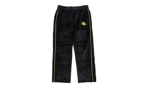 Outline Logo Velour Track Pants "Black / Yellow" SP5der323