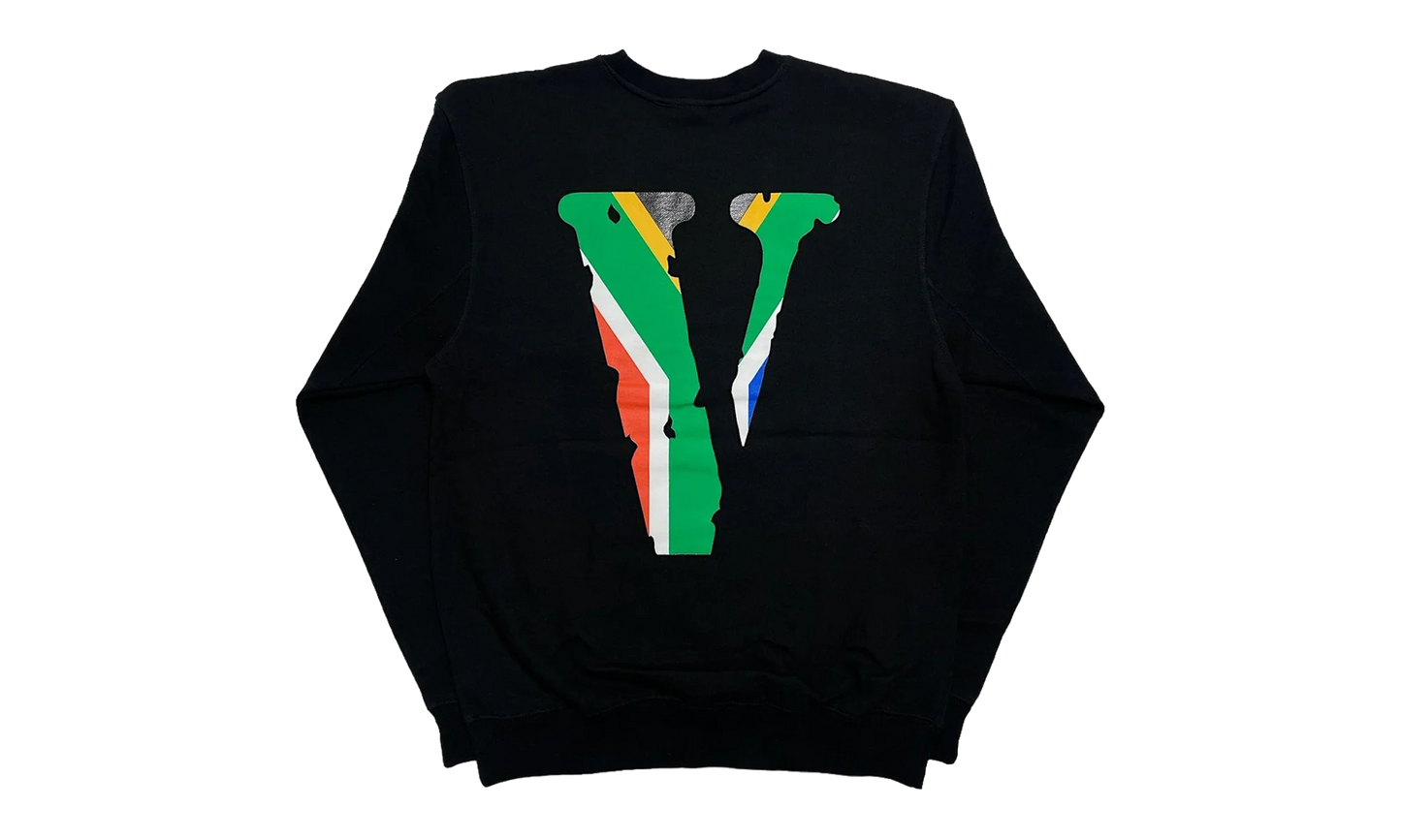 South Africa Crewneck Sweatshirt "Black" VL0025