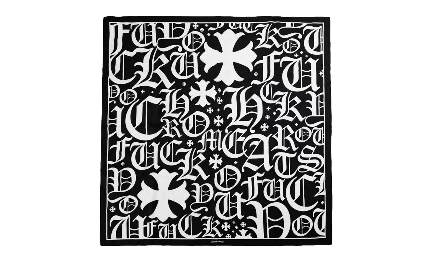 FU Scarf "Black / White" CHRM0802
