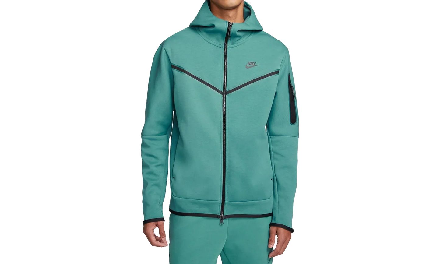 Sportswear Tech Fleece Full‑Zip Hoodie "Mineral Teal" CU4489 381