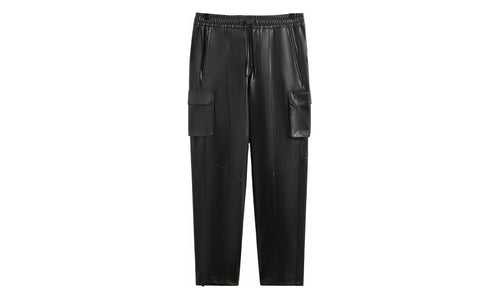 Leather Sennet II Black Cargo Pants "Black" KITH15