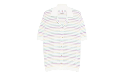 Flower Crochet Polo "Multicolor" M AW25 KW 1097 01 MULT