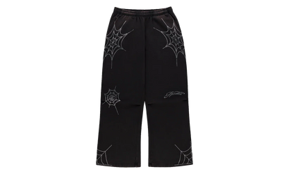 Rhinestone We Zip Sweatpants "Black" SP5der395