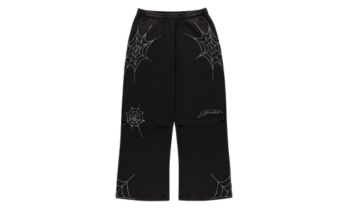 Rhinestone We Zip Sweatpants "Black" SP5der395