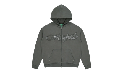 Raw Import Zip Up Hoodie "Grey" 10079159