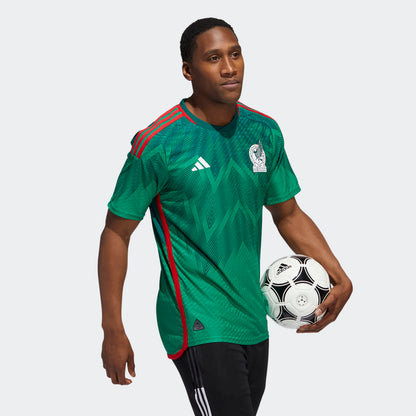 Men's adidas Mexico 22 Home Authentic Jersey