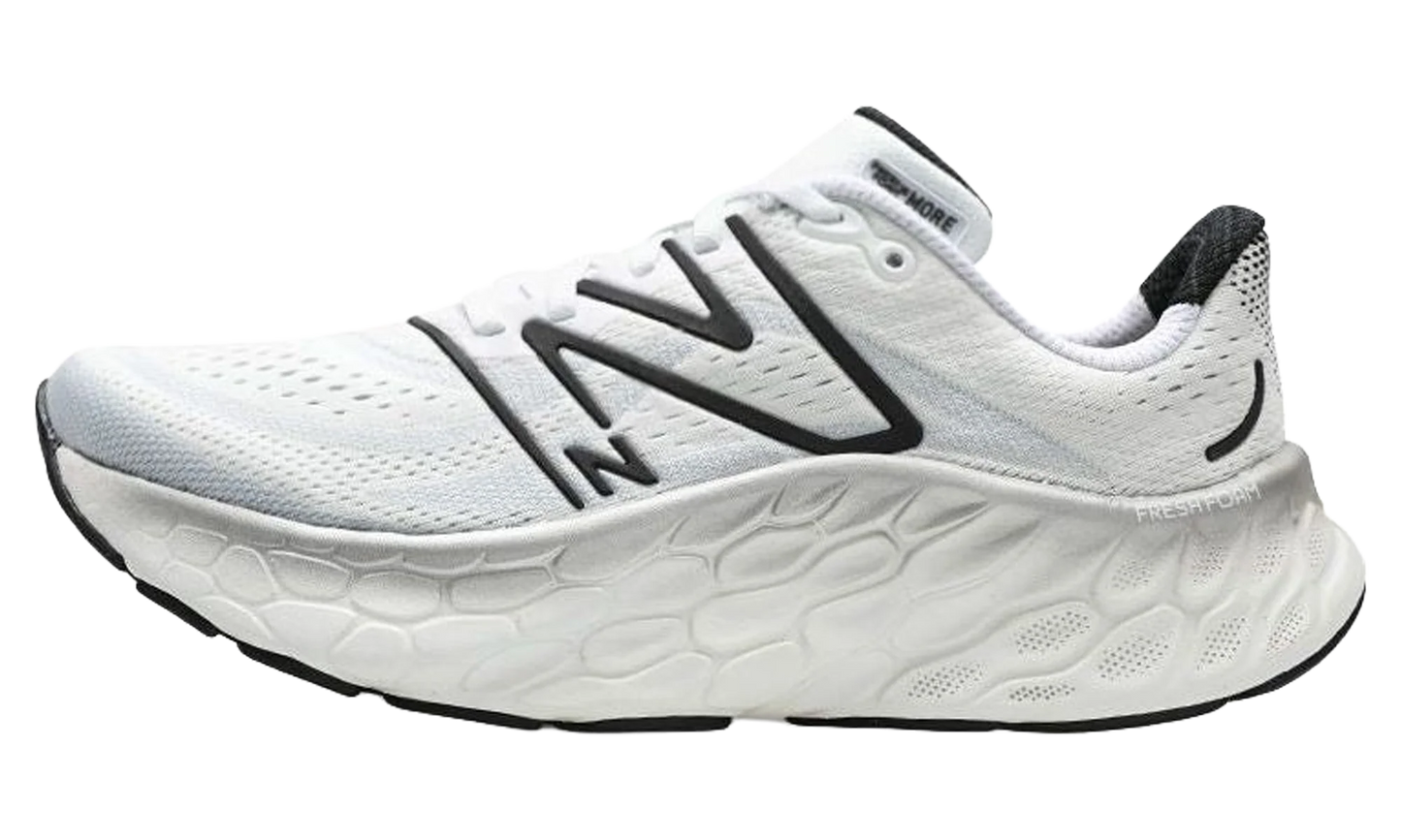 Fresh Foam X More v4 "White Black Metallic" MMORCW4