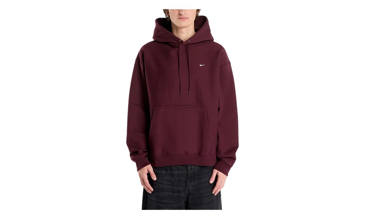Solo Swoosh Fleece Hoodie "Burgundy Crush" HV1082 652