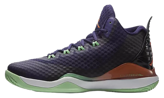 Air Jordan Super.Fly 3 PO "Ink / Bright Mandarin / Black / White" 724934 505