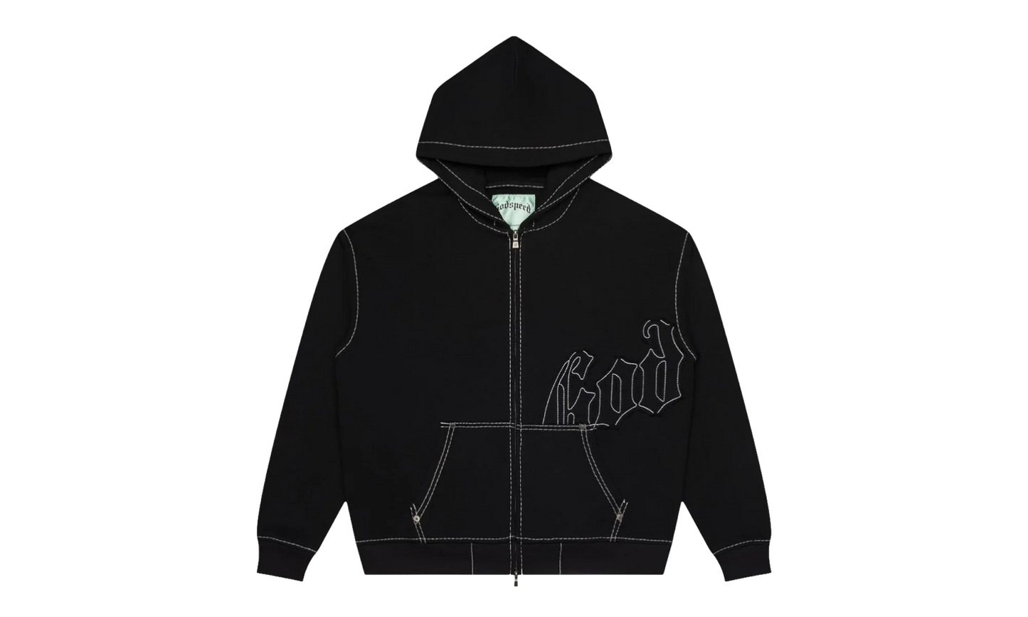 OG Logo Hoodie "Stitched Black" GS129