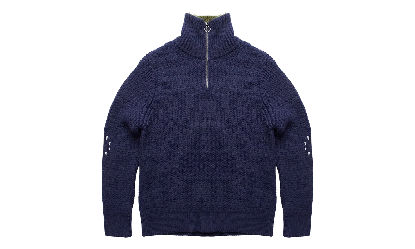 Namacheko Quarter Zip Sweater "Navy" NW24760066806090