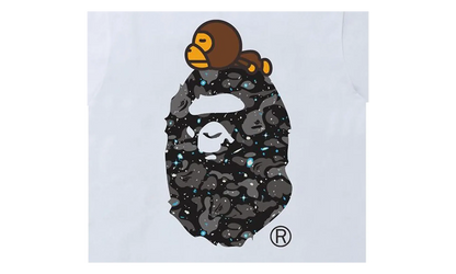 Space Camo Milo On Big Ape Tee "White" 2H80 110 007 WHITE