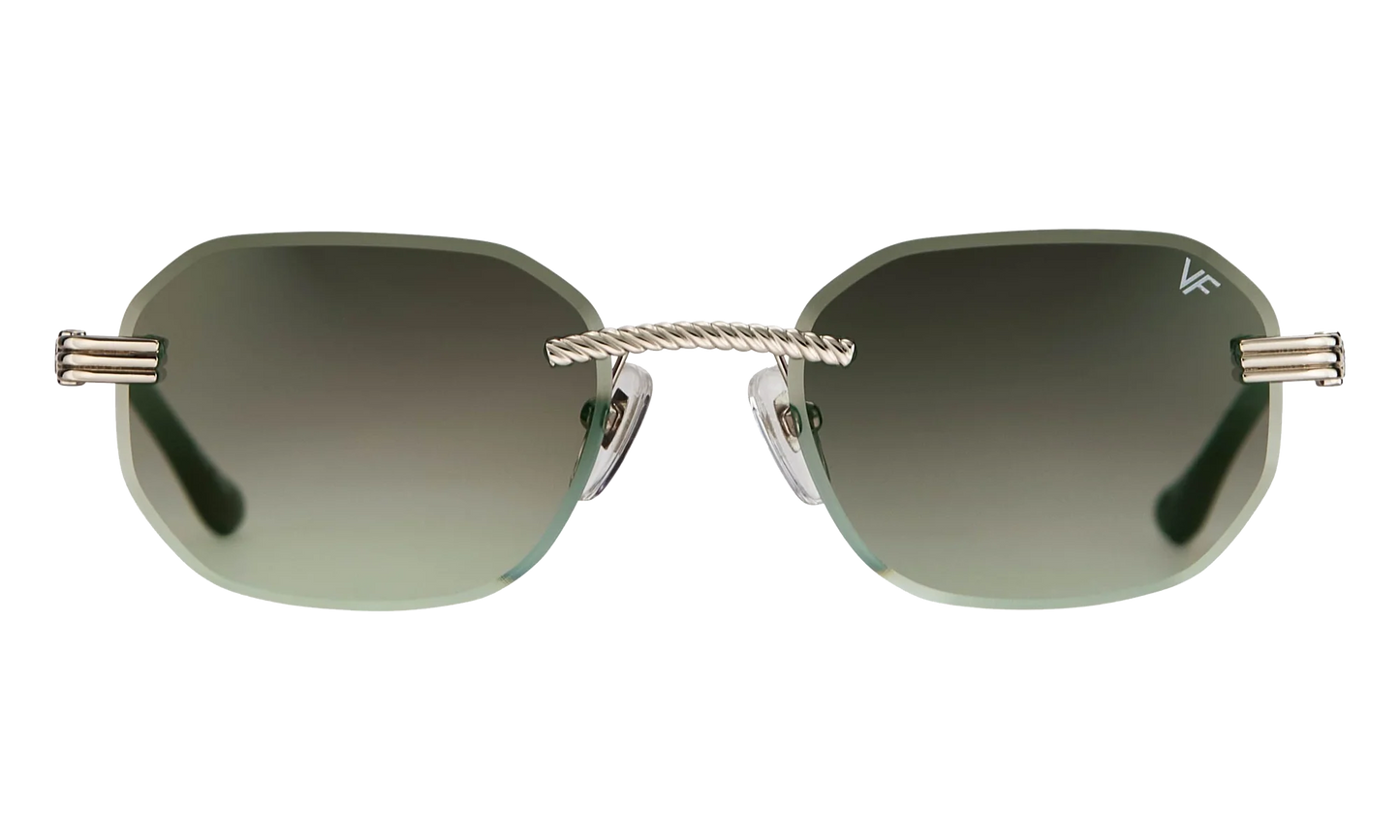 Hustler Rimless Drill Mount 24KT "White Gold / Gray Gradient" DMHU2 0044 43A1