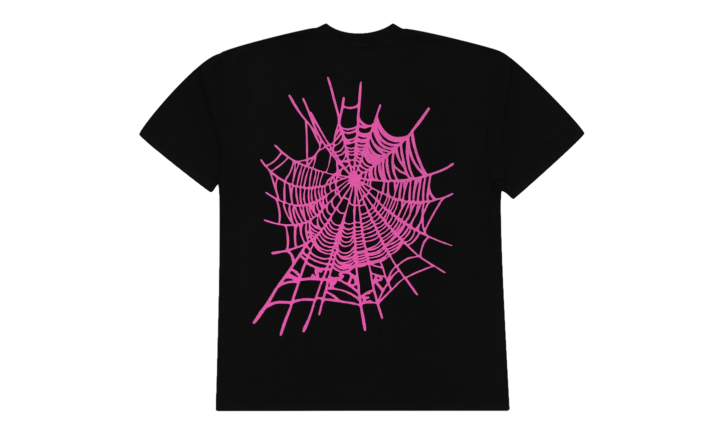 Web Logo Short Sleeve T-Shirt "Black Pink" SP5der339