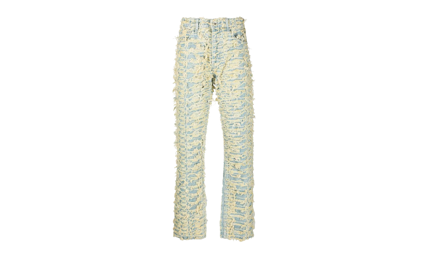 Denim Distressed Jeans "Husk Yellow" 2637 100000201DDJ HUSK