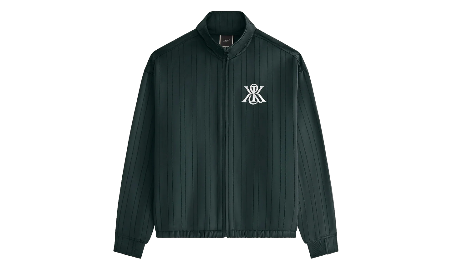 Wrenley Satin Crest Track Jacket "Green" KITH45
