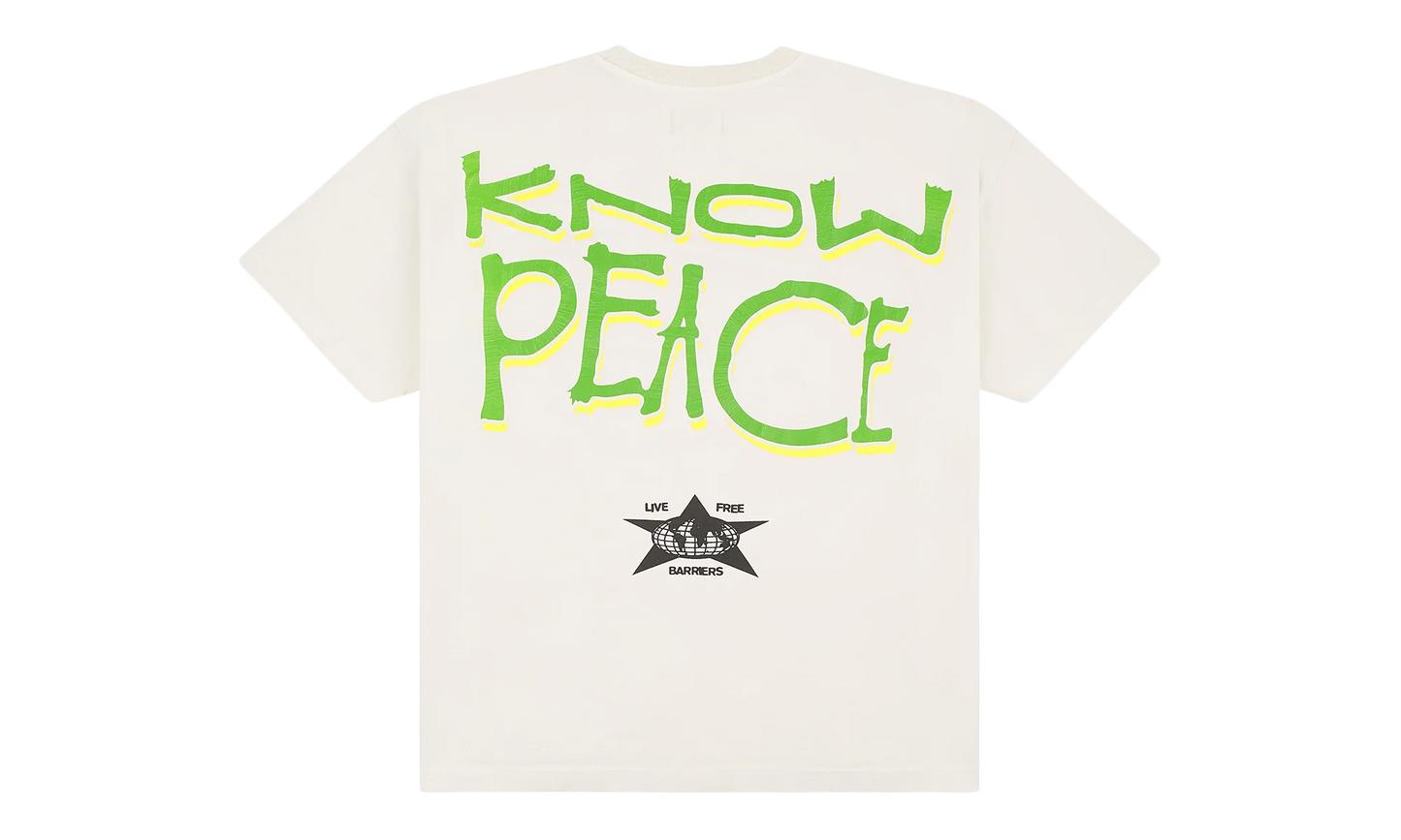 Know Justice Know Peace Tee "White" BAR20