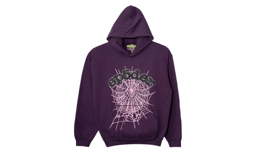 Crystal Websuit Hooded Sweatshirt "Purple" SP5der327