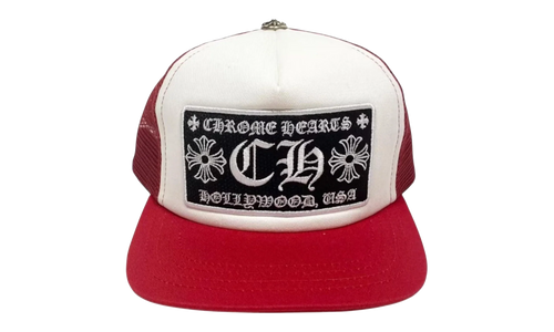 CH Hollywood Trucker Hat "Red / White" CHRM1170