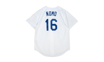 MLB Hideo Nomo Home Jersey "1997 Los Angeles Dodgers – White" AJY13362 LAD97HNOWHIT