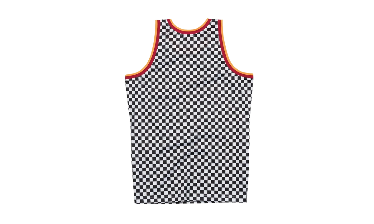 NBA Checked Swingman Jersey "Houston Rockets - Black / White" BA8A45 HRO W MYM